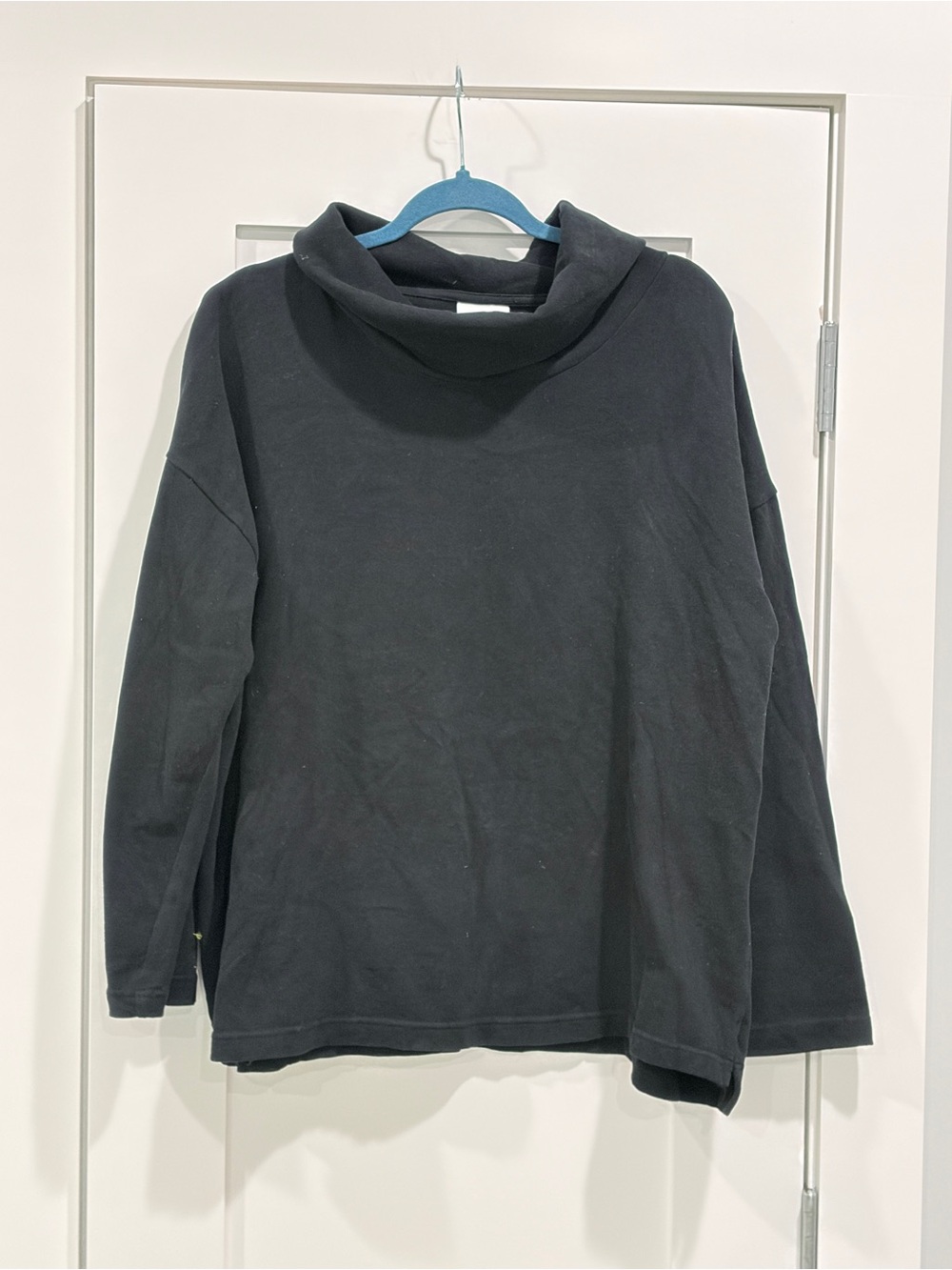Women’s Black Funnel Neck Sweater